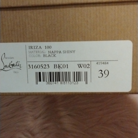 Christian Louboutin Iriza half d'Orsay Leather Sz 39 NIB - Picture 11 of 13